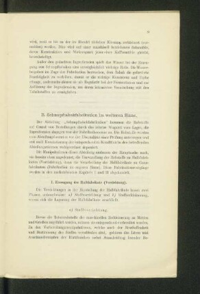 B. Schnupftabakfabrikation im weiteren Sinne
