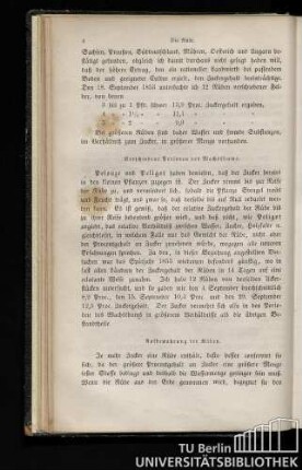 Verschiedene Perioden des Wachsthums