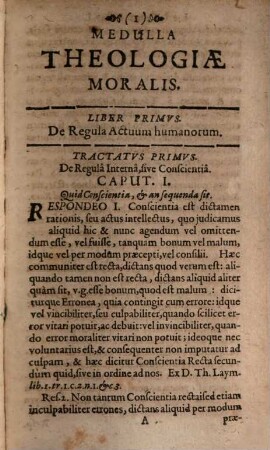 Medulla theologiae moralis ...