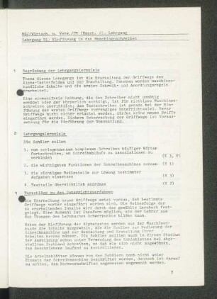 Lehrgang 01: Einführung in das Maschinenschreiben