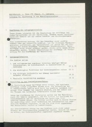 Lehrgang 01: Einführung in das Maschinenschreiben