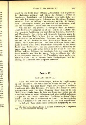 Excurs IV. (Zu Abschnitt X.)