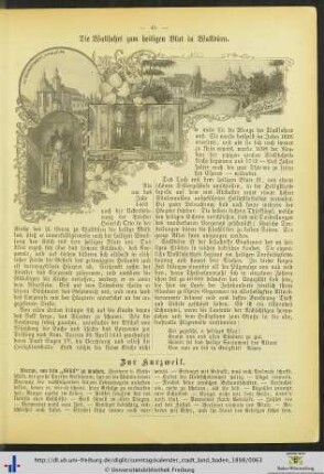 Die Wallfahrt zum heiligen Blut in Walldürn.
