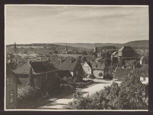Annastraße, Blickrichtung Innenstadt. Detmold. Annastraße, heute Robert-Koch-Straße