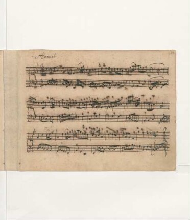 Menuette; cemb; B-Dur; BWV Anh. II 118
