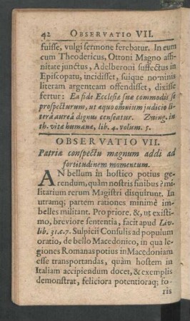 Observatio VII.