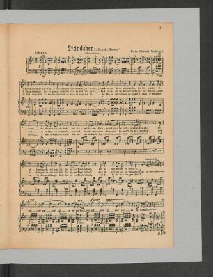 Ständchen: "Horch, Horch"