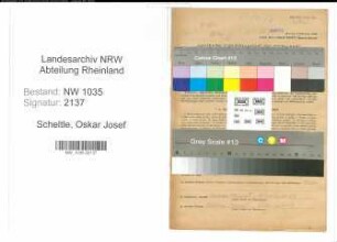 Entnazifizierung Oskar Josef Scheltle , geb. 20.02.1901 (Grubensteiger)