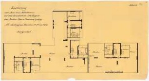 Wohnhäuser Berlin-Tempelhof: Borussiastraße 7-9, Hintergebäude: Grundriss 2. und 3.OG