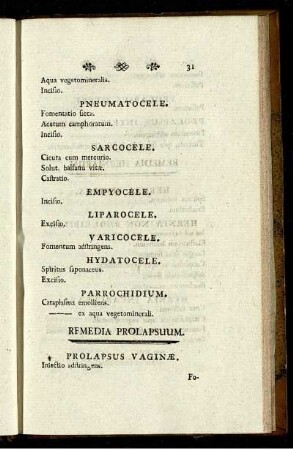 Remedia Prolapsuum.