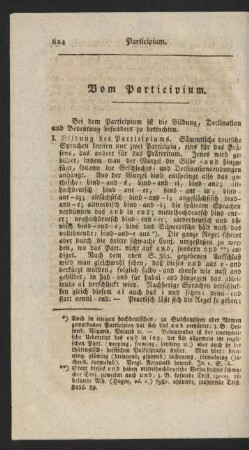 Vom Participium