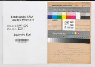 Entnazifizierung Karl Boehmke, geb. (Oberregierungsrat)
