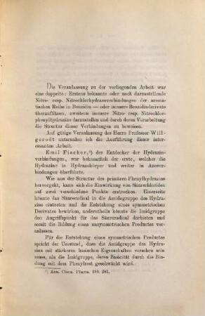 Beiträge zur Kenntniss des Phenylhydrazins : Inaug.-Diss.