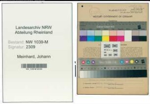 Entnazifizierung Johann Meinhard , geb. 07.06.1910 ()