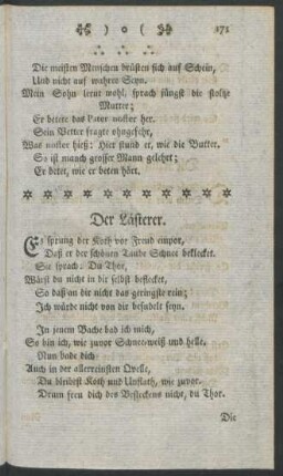Der Lästerer