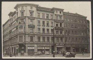 Ansichtskarte Skalitzer Straße, Ecke Manteuffelstraße