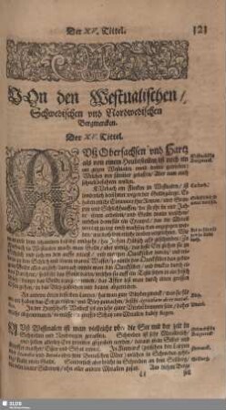 Von den Westualischen/ Schwedischen und Nordwedischen Bergwercken.