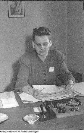 Schauspielerin Ingeborg Ottmann, Staatsschauspiel Dresden, Pfarrer Müller, Pillnitz, Stadträtin der Christlich Demokratische Union (CDU), Arbeitseinsatz am Alaunplatz, Februar 1951