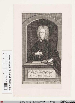Bildnis Johann Lorenz von Mosheim