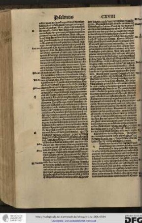 Incipit sermo decimusoctavus de versu psalmi.