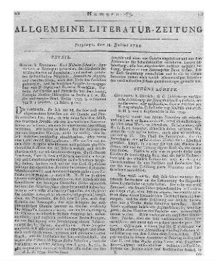 Erzählungen nach der Mode, theils mit, theils ohne Moral. Nebst einem Anhang für gutherzige Leser. Halle: Francke 1788