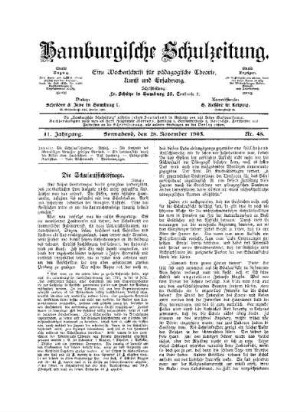 Die Schulaufsichtsfrage : (Schluß)