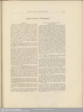 Zusätze und kurze Mittheilungen