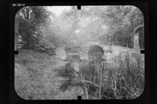 Wörlitz (Oranienbaum-Wörlitz). Georgium. Ruinenbrücke