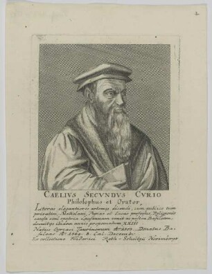 Bildnis des Caelius Secundus Curio