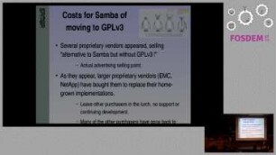 Copyleft in Commerce.: How GPLv3 keeps Samba relevant in the marketplace