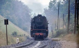 Backnang Steinbach Lok 023 042 Nahverkehrszug BK-SHA B4yg-Wagen