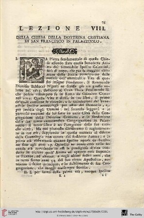 Lezione VIII.