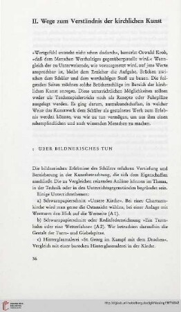 II: Wege zum Verständnis der kirchlichen Kunst