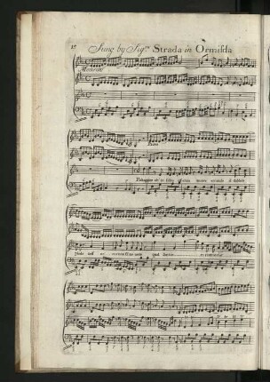 Sung by Sig.ra Strada in Ormilda