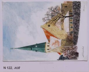 St. Ludgerus-Kirche in Albersloh - Postkarte