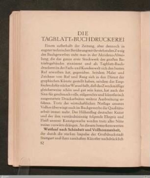 Die Tagblatt-Buchdruckerei