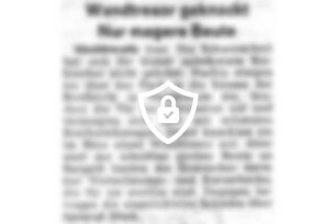 Wandtresor geknackt - [Name maskiert] Beute