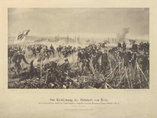 "Die Erstürmung des Bahnhofs von Nuits am 18. Dezember 1870 durch das Füsilier-Bataillon 2. badischen Grenadier-Regimentes Kaiser Wilhelm I. Nr. 110."