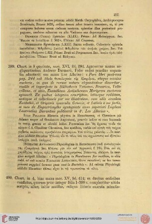 Cod. Pal. graec. 400 - 432