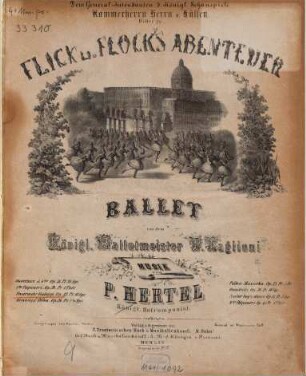 Flick u. Flock's Abenteuer : Ballet von P. Taglioni ; Feuerwehr Galopp ; op. 33