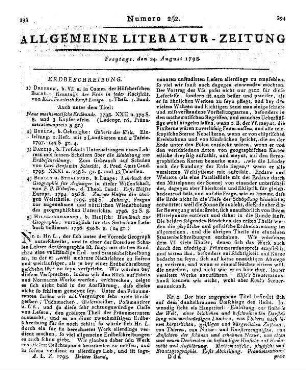 Wilmsen, F. P.: Lehrbuch der Geographie. 1. u. 2. Hälfte u. Anhang. Für Anfänger in dieser Wissenschaft. Berlin, Stralsund: Lange 1794-1796