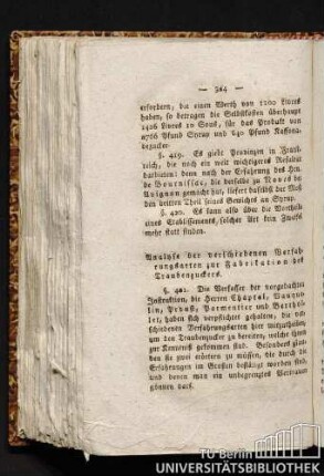 Analyse der verschiedenen Verfahrungsarten zur Fabrikation des Traubenzuckers.