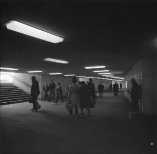 Dresden. Fußgängertunnel am Pirnaischen Platz