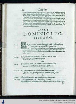 Dies Dominici.