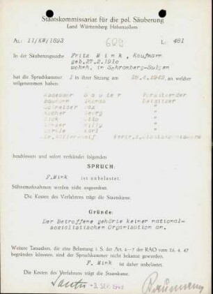 Mink, Fritz
