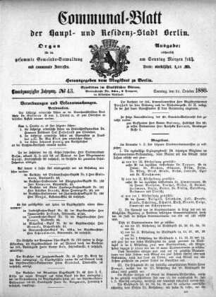 1880,43: No. 43, 24. Oktober 1880