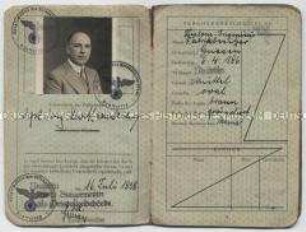 Reisepass des Deutschen Reiches - Personenkonvolut