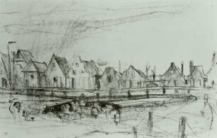 Weide am Hafen von Veere