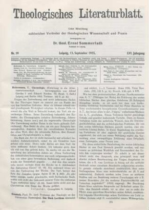 273-275 [Rezension] Heinisch, Paul, Das Buch Leviticus