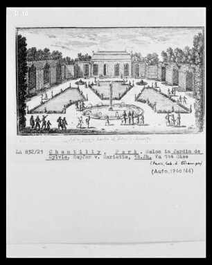 Chantilly, Schlosspark, Jardin de Sylvie